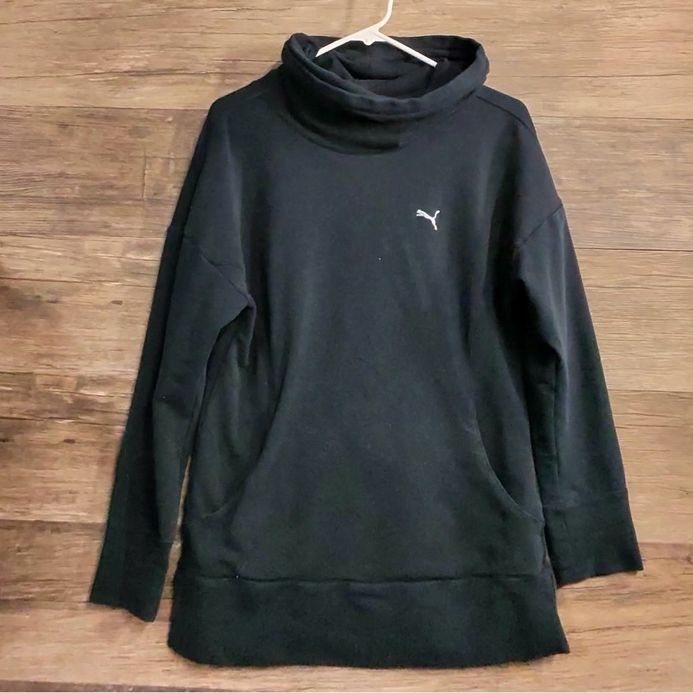 Puma Black Sweatshirt with White Logo